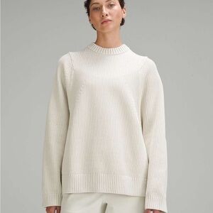 Lululemon Cotton-Blend Crewneck Sweater